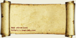 Isak Nešković vizit kartica